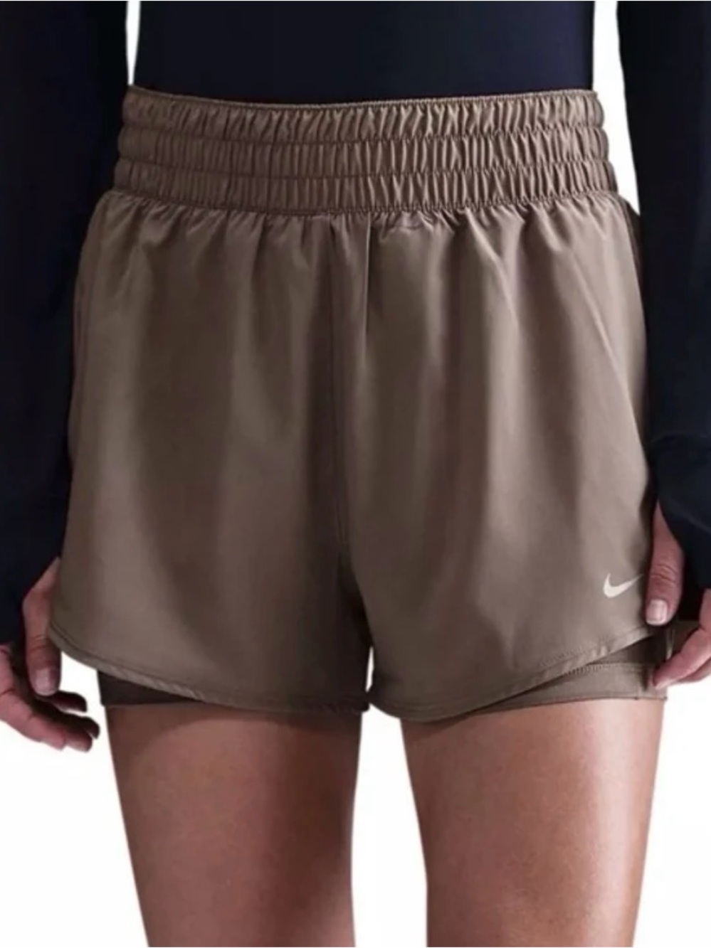 Nike’s One Dri-FIT High Waist 3" 2-in-1 Short Women’s Size Small